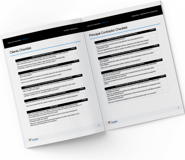 Cdm 2015 Dutyholder Checklist: Construction Site Compliance